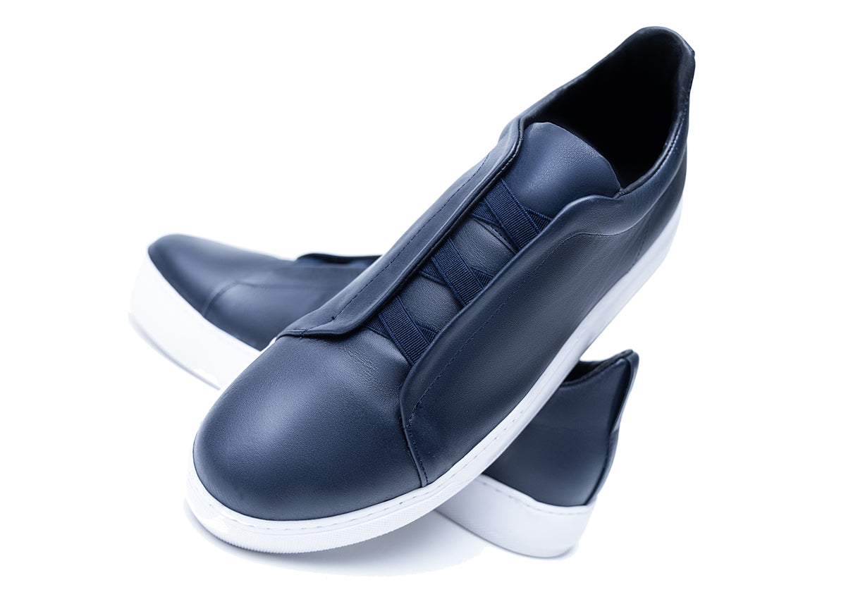 Tenis Armani Exchange Zapatos Sin Agujetas Sneakers Piel Sin